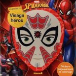 Ma pochette visage h�ros spider - man - stickers d�guisement et coloriage