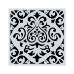 Pochoirs a fleurs de mandala pour peinture, mod�le de peinture auxiliaire, mur de pierre, mod�le de g�teau, ...