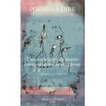 Po�mes a dire - une anthologie de po�sie contemporaine francophone
