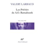 Les posies de ao barnabooth - suivies de posies diverses et des pomes de ao barnabooth elimins de ...