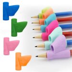 Poignée de stylo en gel de silice souple, 3 pièces, outil de correction d'écriture, support de stylo ... Poignée de stylo en gel de silice souple, 3 pièces, outil de correction d'écriture, support de stylo ...