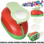 Poin�on rond de papier de 5cm, outil de perforation de trou en abs et en m�tal, lumi�re d'economie de ...