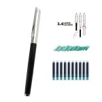 Pointe financi�re 0. 5mm / 0. 38mm stylo a plume extr�mement fin, en acier inoxydable, corps classique, ...