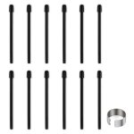 Pointes de stylet standard pour , 12 pices pointes de rechange noires pour intuos pro, imobilestudio ...