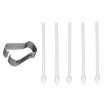 Pointes de stylo tactile en caoutchouc, 5 pi�ces, pour samsung galaxy tab s6 s7 galaxy note 10 20, accessoires ...