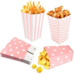 Popcorn botes 24 pcs botes de popcorn snacks containers sacs de bonbons pour fte d'anniversaire, mariage, ...