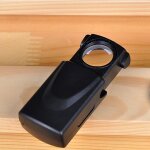 Meilleure vente promotion portable pli oeil loupe bijoux loupe led lumi�re verre lentille oeil loupe