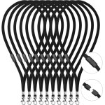 Porte badge cordon avec dispositif de rupture, 45cm noir cordon pour badge cordon de cou porte - badges ...