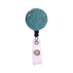 Porte - badge lake blue avec cordon r�tractable pour badges d'identification, cl�s et autres accessoires ...