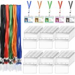 Porte badge plastique vertical 100pcs porte badge verticaux transparent plastique, pochette badge, porte ... Porte badge plastique vertical 100pcs porte badge verticaux transparent plastique, pochette badge, porte ...