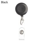 Porte - badge rtractable en mtal, 1 pice, boucle de traction, porte - carte d'identit rtractable, ...