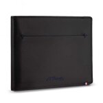 Porte billet porte carte st dupont slim ligne d noir et bleu