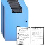 Porte - blocs a4 pliables, lot de 6 porte blocs d'criture a rabat porte document pour bureau, ecole, ...