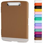 Porte - bloc avec rangement, porte - stylo et classeur lgal a4, en plastique rsistant, a ouverture ...