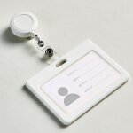 Porte - cartes de ski rtractable, 1 ensemble, porte - badge, carte d'identit, pour l'cole et le bureau ...