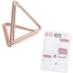 Porte - cartes de table en or rose - 20 porte - num�ros de table en acier inoxydable pour mariages, f�tes ...