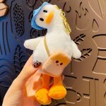 Porte - clés en peluche de canard, 1 pièce, mignon, poupée de dessin animé, tête inclinée, pendentif ... Porte - clés en peluche de canard, 1 pièce, mignon, poupée de dessin animé, tête inclinée, pendentif ...