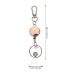 Porte - cl�s r�tractables pour cartes d'identit�, cl�s et badges - alliage de zinc durable, couleurs ...
