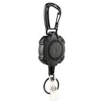 Porte - cls rtractable en mtal anti - vol, facile a tirer, artificiel astique, anti - perte, yoyo, ...