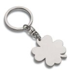 Porte - cl�s tr�fle a 4 feuilles, en m�tal