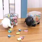 Porte - clip en acrylique transparent style mouton, bote de rangement de maquillage, coton - tige, organisate ...