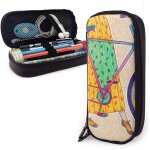 Porte - crayon bike tour, pochette a crayons de grande capacit�, organisateur de papeterie avec fermeture ...