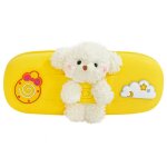 Porte - crayon de couleur vive pour enfants, facile a nettoyer et a transporter, avec ours en peluche ...