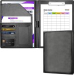 Porte documents a4 porte bloc a4 avec pince porte document homme femme avec chemise, porte - stylos, ...