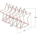 Porte - documents cr�atif a 5 emplacements avec 6 maisons et finition or rose ¿ organiseur de bureau ...