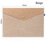 Porte - documents en lin de grande capacit , a4, a5, sac en feutre de toile, etui a bombes,  porte - ...
