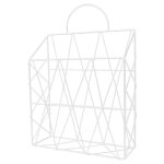 Porte - livre multifonctionnel en fil de fer, support robuste pour fichiers et magazines