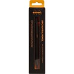 Porte - mines - noir - r�tractable - mine 0, 5mm - rhodia - collection script