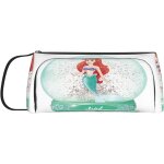 Porte - monnaie en cuir souple avec fermeture eclair motif princesse ariel taille mini