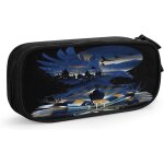 Porte - monnaie harry potter avec fermeture eclair, pochette en cuir souple, petite taille