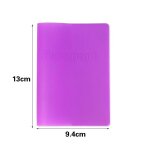 Porte - passeport en cuir pour hommes et femmes, cartes de visite, 6 couleurs, housse de passeport, dossier ...