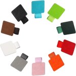 Porte - stylo autocollant avec 10 pochettes color�es pour cahiers, agendas et agendas - adh�sif puissant, ...