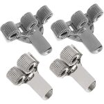 Porte - stylos de poche en m�tal - 4 pi�ces, design r�glable pour diff�rents stylos, m�tal durable, id�al ...