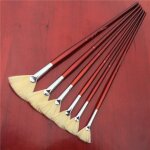 Porte - stylo rouge pinceaux a peinture, diffrentes tailles, eventail de pinceaux pour aquarelle / peinture ...