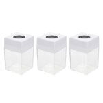 Porte - trombones en plastique durable avec couvercle magn�tique - lot de 3, id�al pour le bureau, l'�cole ...