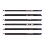 Posca lot de 6 crayons de couleur posca pencil kpe200 bmar bleu marine