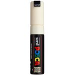 Posca marqueur a bout cisel� large - ivoire