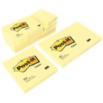 Post - it 3m post - it adhsifs, 102 x 152mm, en blanc, 100feuilles / bloc