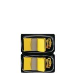 Post - it 3m index, jaune, effil, 2 x 50 pieces