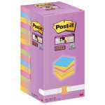 Post - it bloc - note super sticky notes, 76 x 76 mm tower