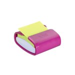 Post - it dvidoir z - notes super sticky pro fuchsia + 1 bloc vert non 76x76 mm 90 feuilles