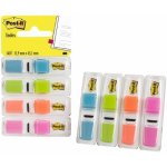 Post - it marque - pages dans un distributeur transparent 4 couleurs 35 de chaque import royaume uni