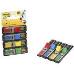 Post - it mini d�vidoir index design, 35 pi�ces en 4 couleurs rouge, bleu, vert, jaune