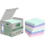 Post - it notes autocollantes, recycls, pack de 6 blocs, 100 feuilles par bloc, 76 mm x 76 mm, vert, ...