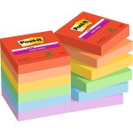Post - it pack 12 bloc - note adhsif super sticky notes, 48 x 48 mm ultra