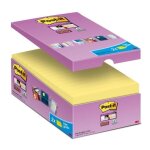 Post - it pack avantage 16 blocs dont 2 offerts notes super sticky jaune - 76 x 127 mm